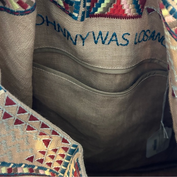 NWOT Johnny Was Hobo Embroidered Gensia Bag Purse - Picture 9 of 11